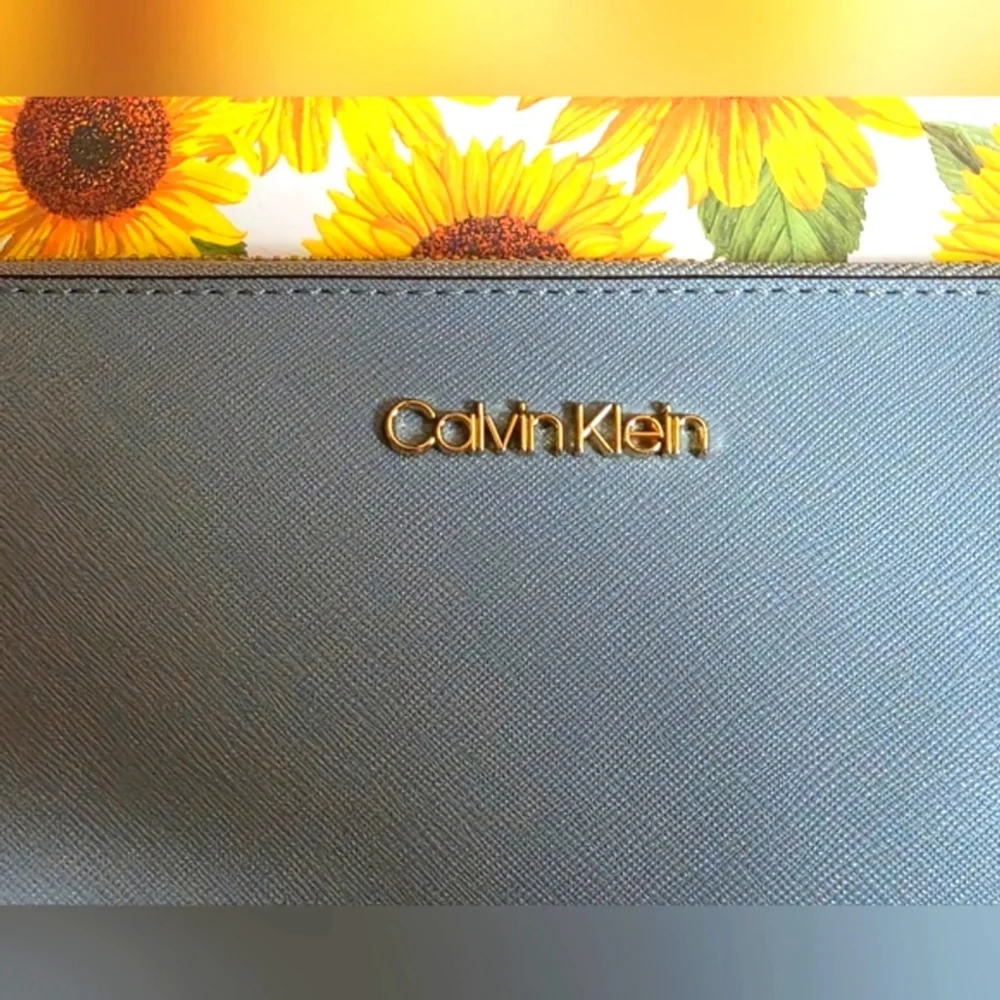 Calvin Klein Light Blue Wristlet